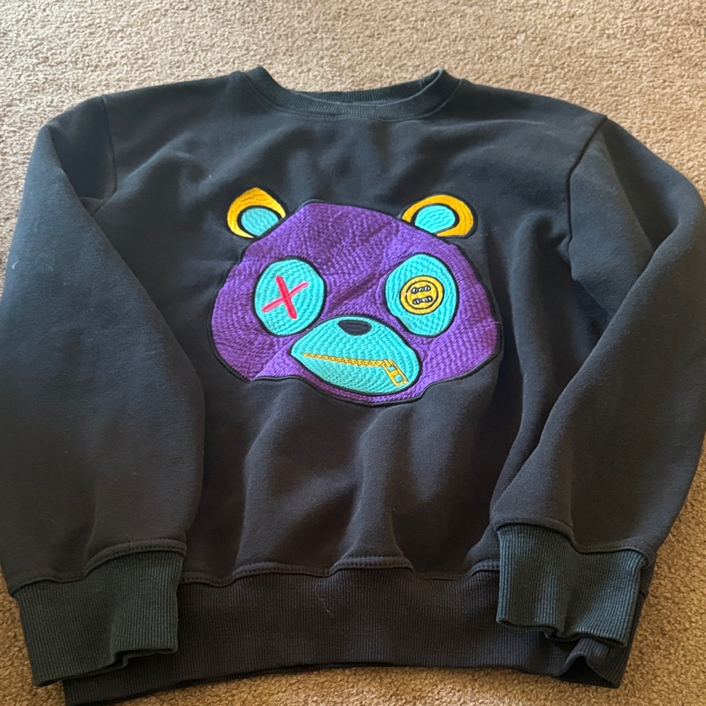 Retro label  Black Sweatshirt